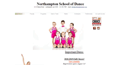 Desktop Screenshot of northamptondance.com